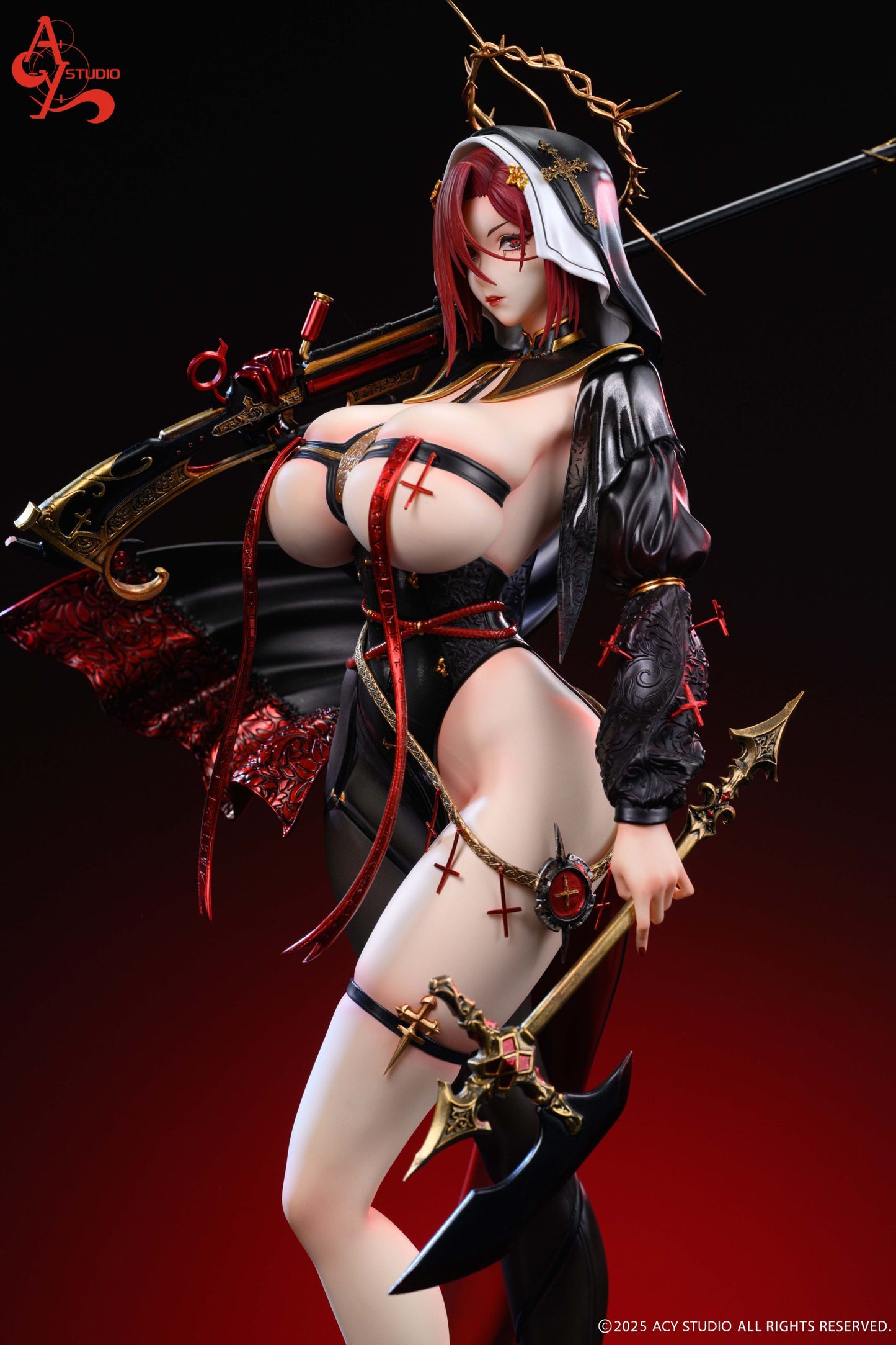 Original design ACY Studio The Vatican Series Battle Sister Licensed Resin Statue