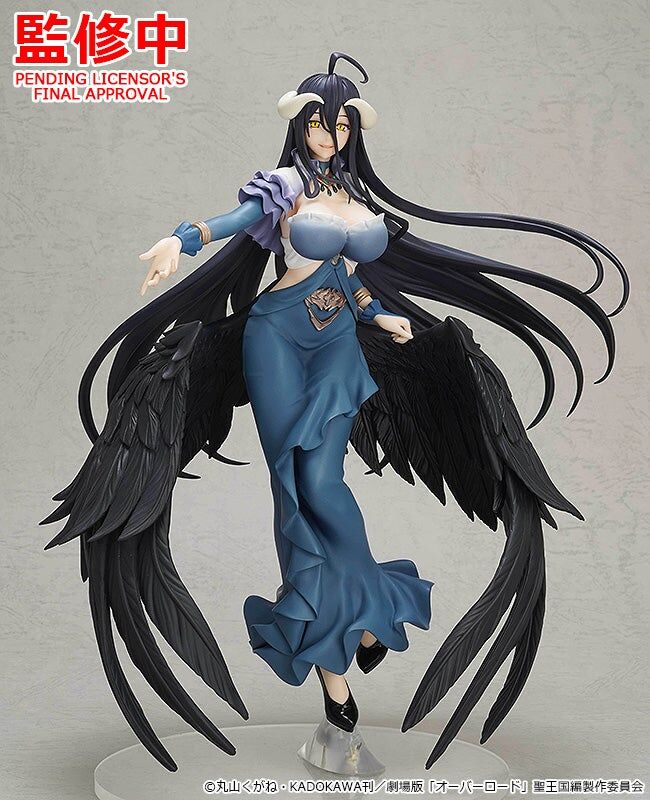Overlord Good Smile Company GSC Pop Up Parade SP Albedo Jet Black Dress Ver. Licensed PVC Figure