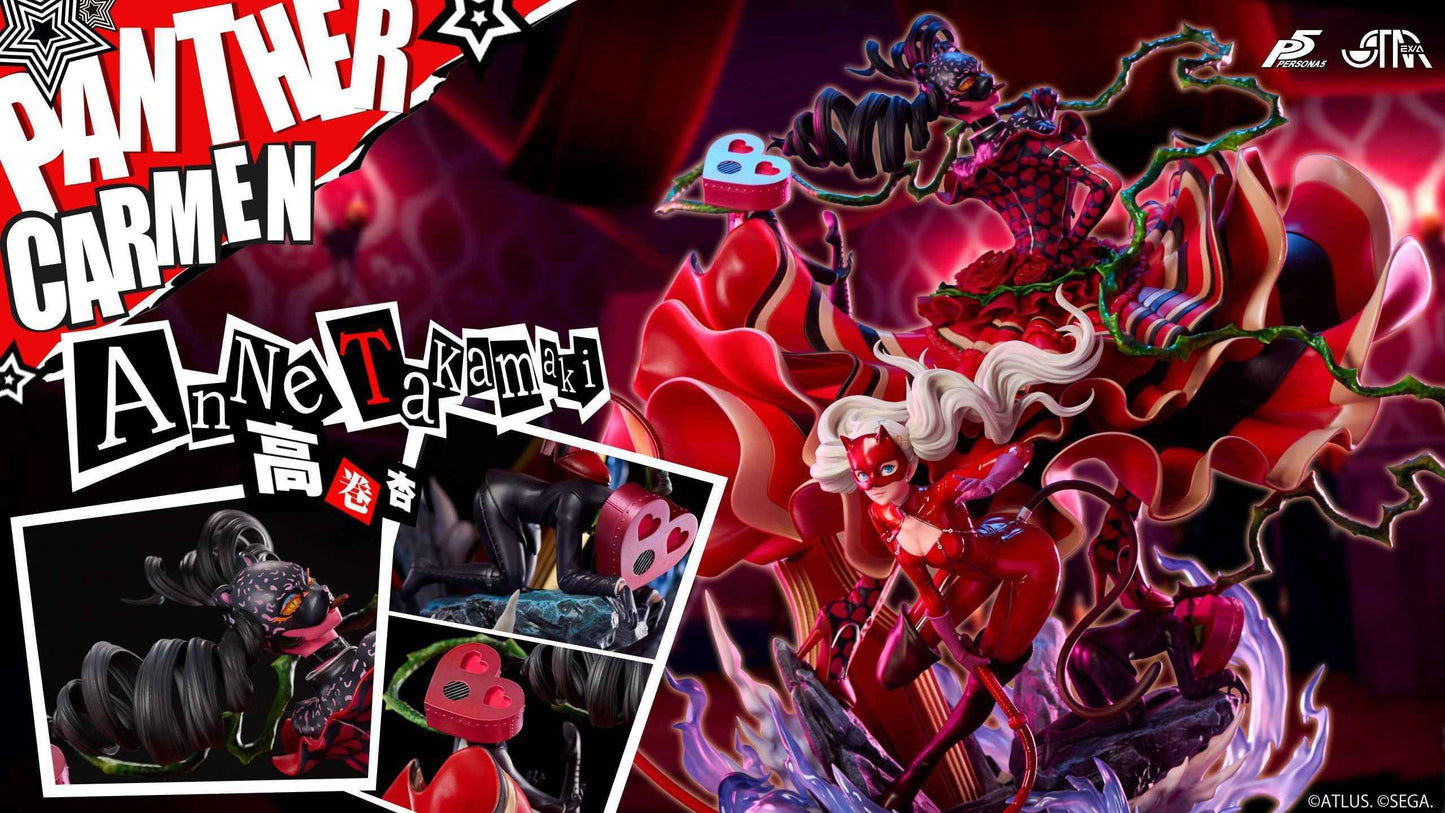 Persona 5 Starexva Studio Ann Takamaki Panther & Carmen Licensed Resin Statue