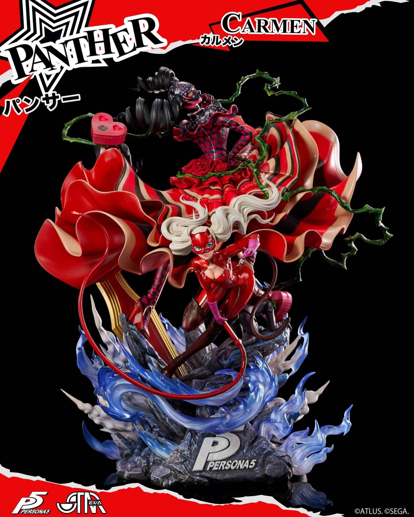 Persona 5 Starexva Studio Ann Takamaki Panther & Carmen Licensed Resin Statue