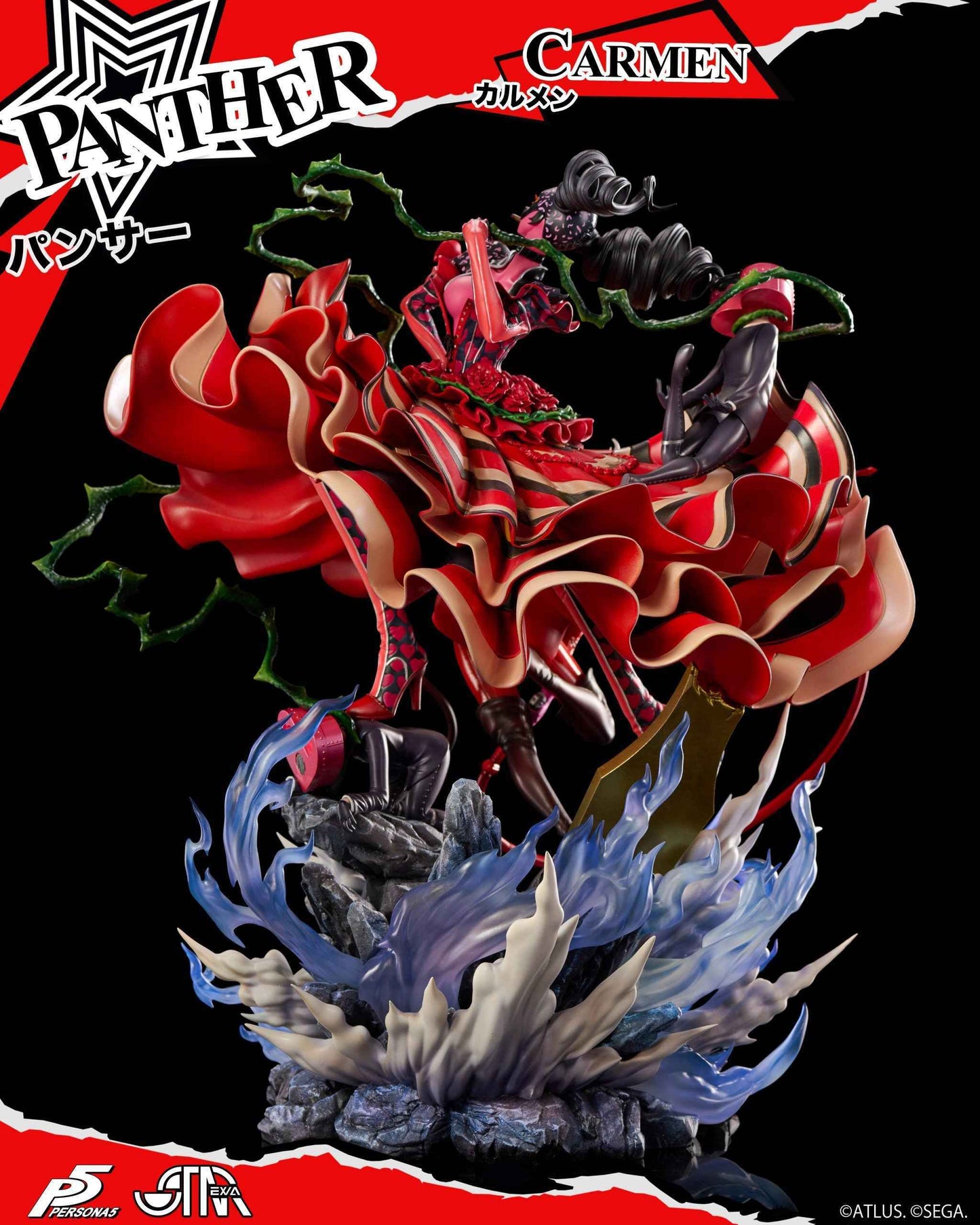 Persona 5 Starexva Studio Ann Takamaki Panther & Carmen Licensed Resin Statue