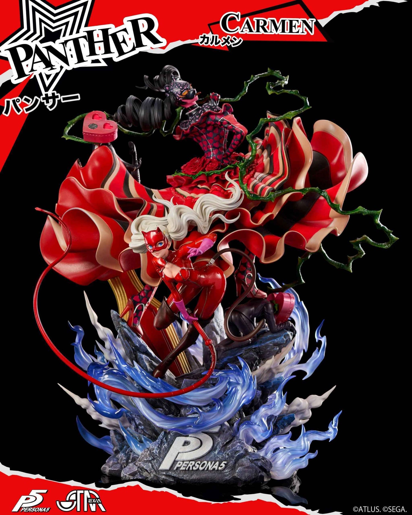 Persona 5 Starexva Studio Ann Takamaki Panther & Carmen Licensed Resin Statue