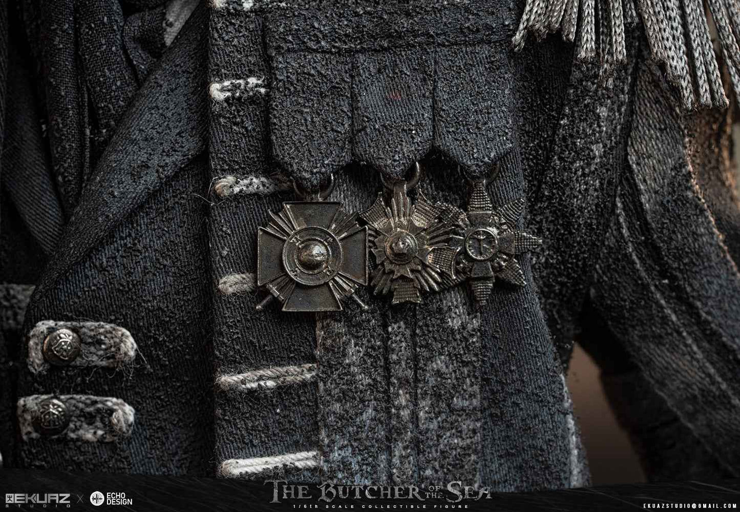 Pirates of the Caribbean EKUAZ STUDIO & ECHO DESIGN Captain Armando Salazar Sea Butcher EKS013 1/6 Action Figure (3rd party)