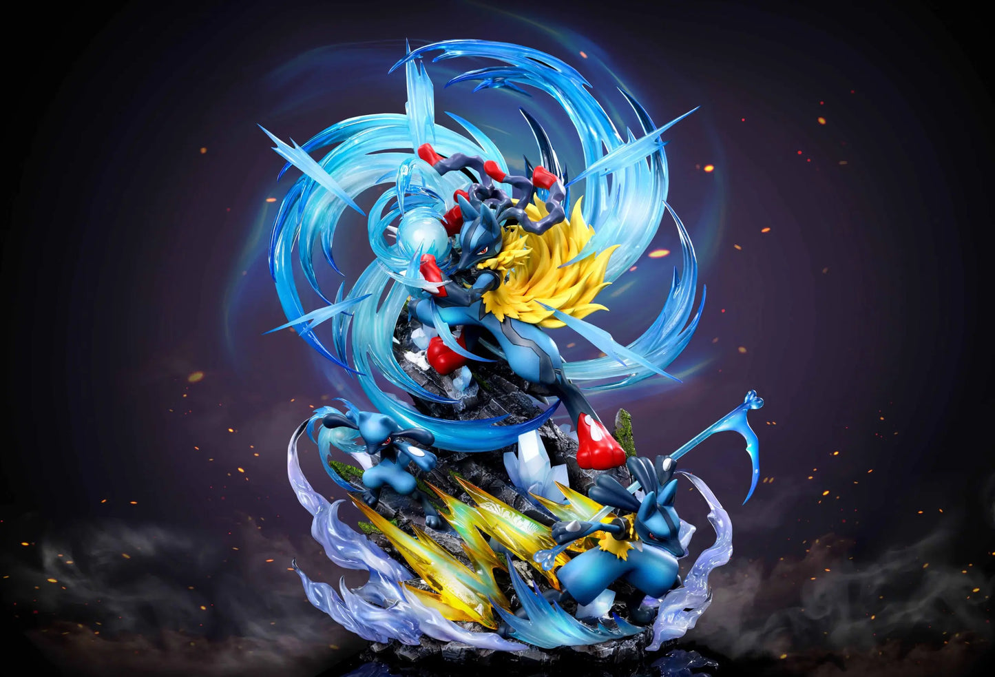 Pokémon Phoenix Studio Lucario Resin Statue