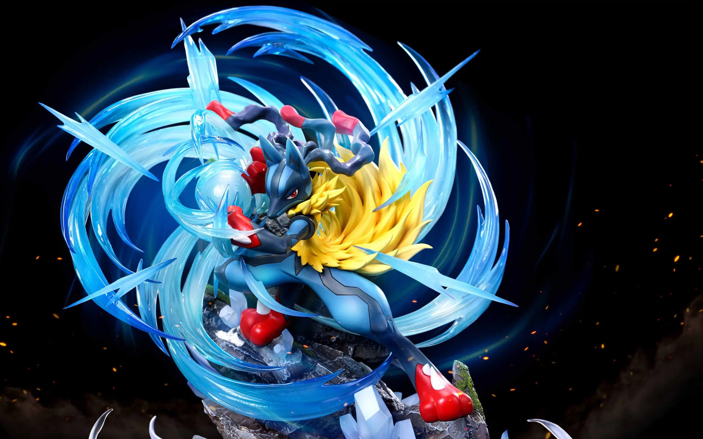 Pokémon Phoenix Studio Lucario Resin Statue