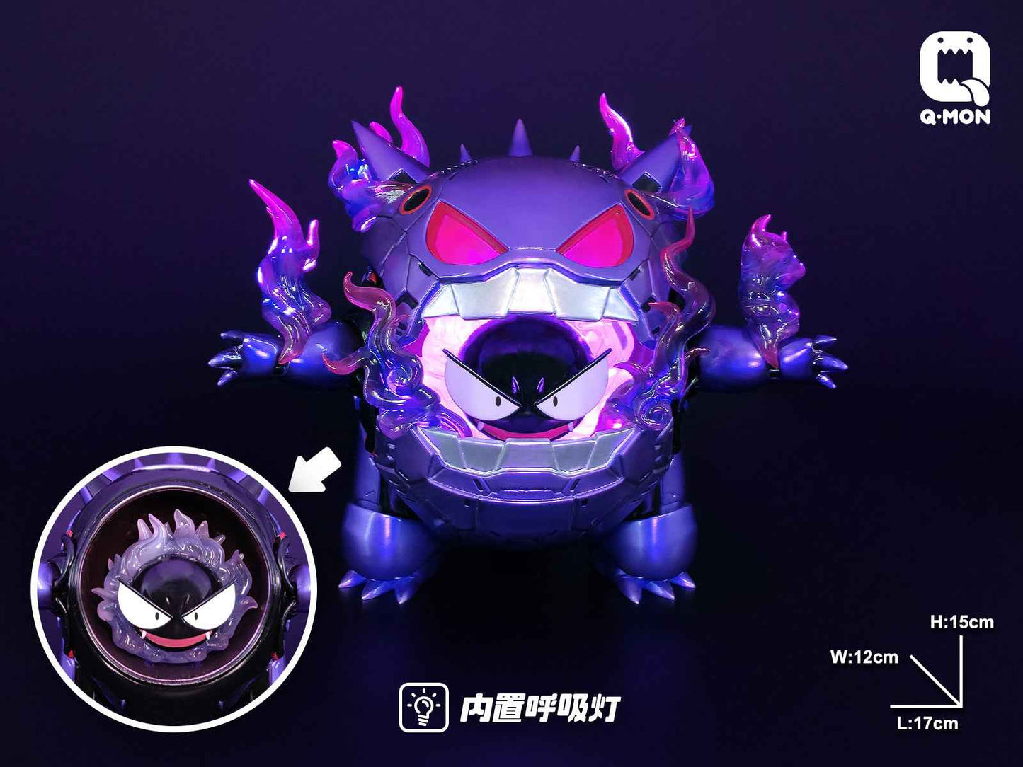 Pokemon ~ Q MON Studio ~ Gengar Armor ~ Resin Statue - Santoryu Resins Collectors