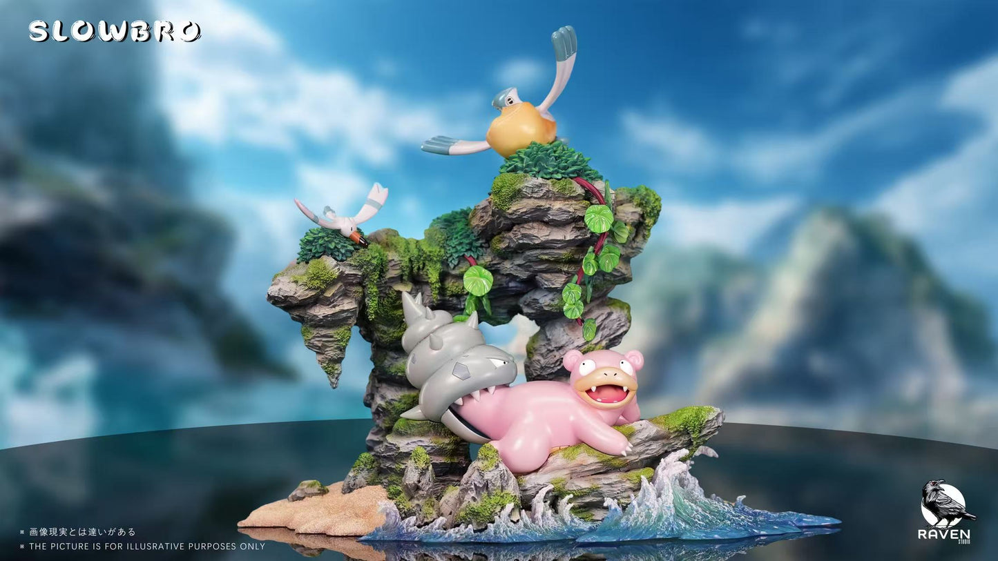 Pokémon Raven Studio Slowpoke 2.0 Resin Statue