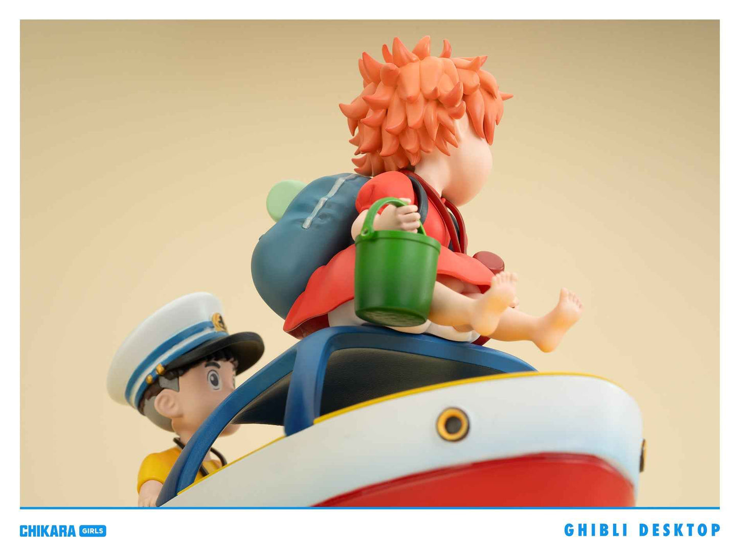 Ponyo on the Cliff ~ Chikara Studio ~ Ponyo & Sosuke ~ Resin Statue - Santoryu Resins Collectors