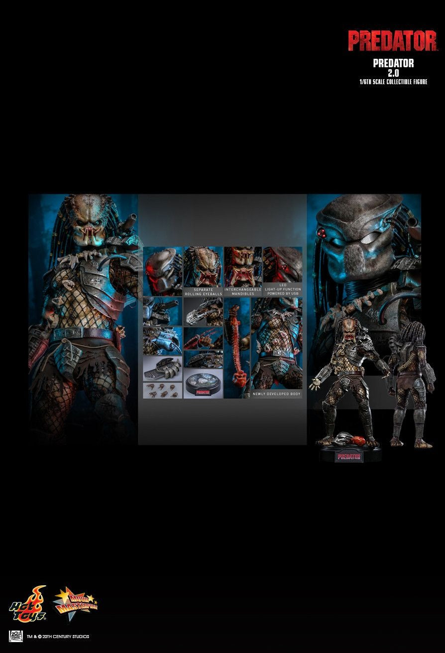 Predator Hot Toys Predator 2.0 MMS816 MMS817 Licensed Action Figure