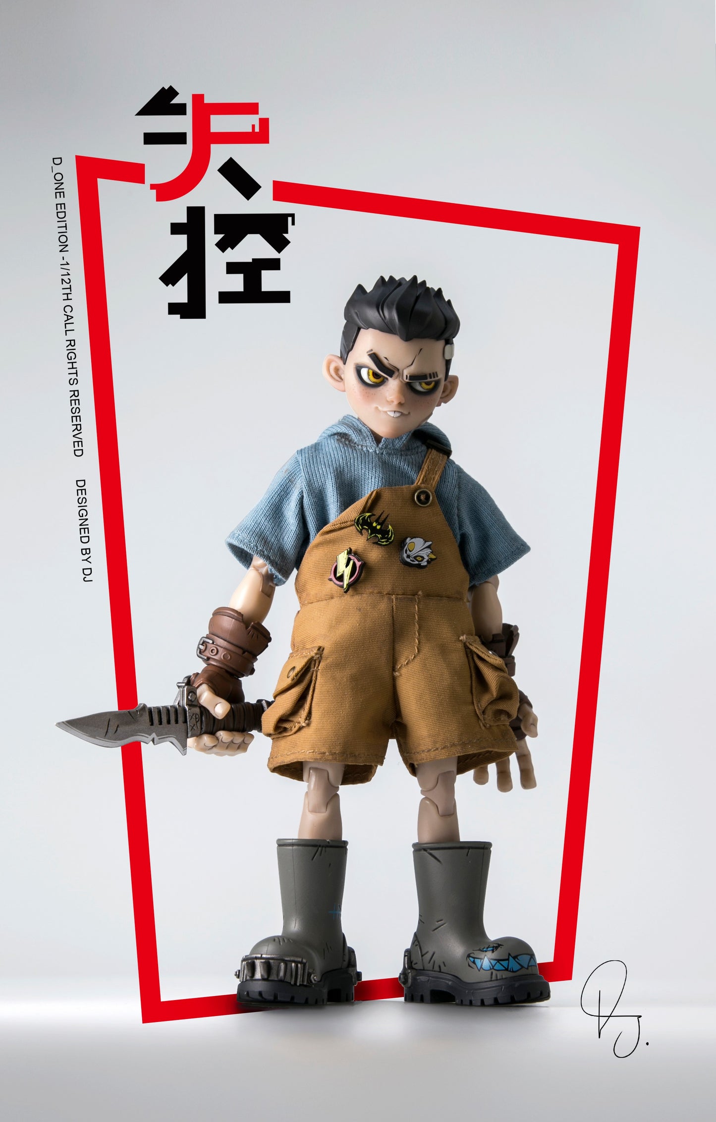 Rage Z Boys D_ONE Studio Ya Zai 1/12 Licensed Action Figure