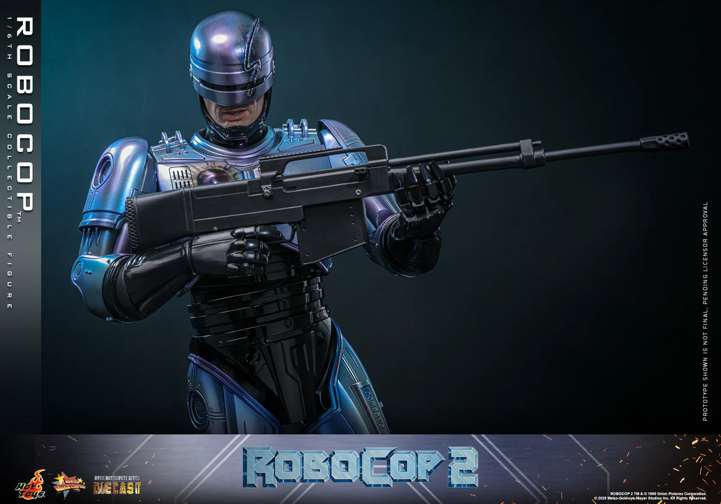 RoboCop Hot Toys Peter Weller RoboCop 2 MMS827D74 Licensed Action Figure