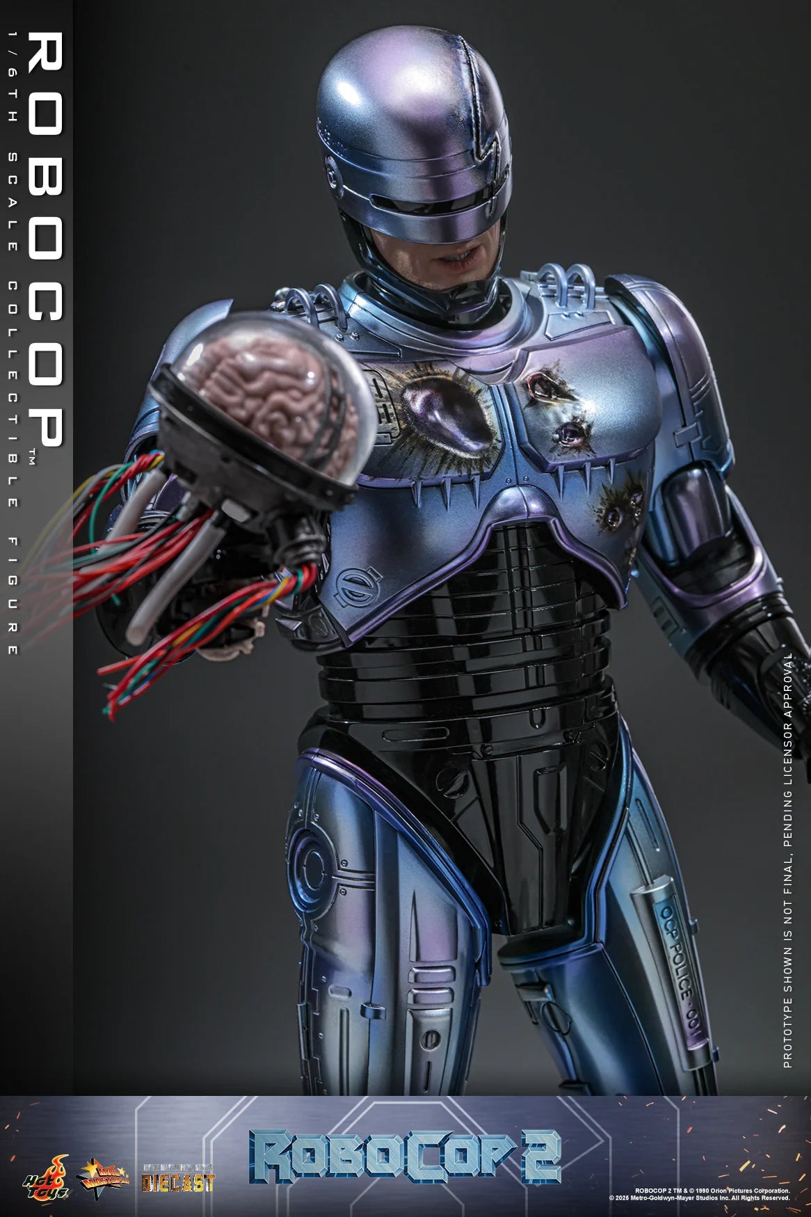 RoboCop Hot Toys Peter Weller RoboCop 2 MMS827D74 Licensed Action Figure