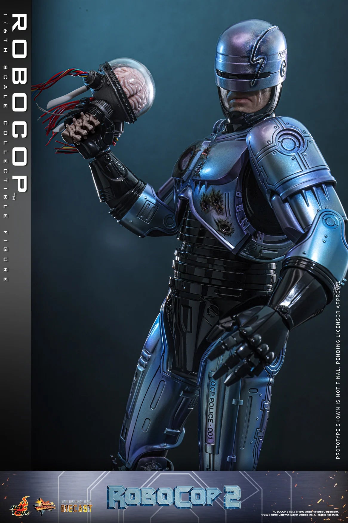RoboCop Hot Toys Peter Weller RoboCop 2 MMS827D74 Licensed Action Figure