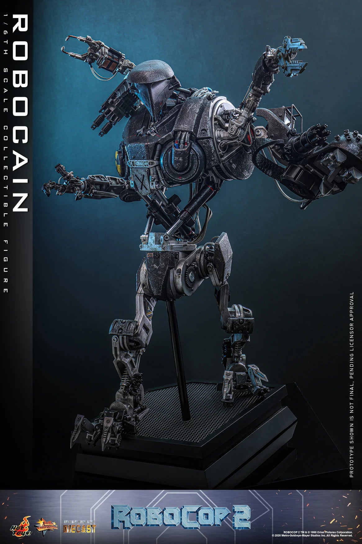 RoboCop Hot Toys RoboCain RoboCop 2 (Special Edition) MMS828D75B Licensed Action Figure