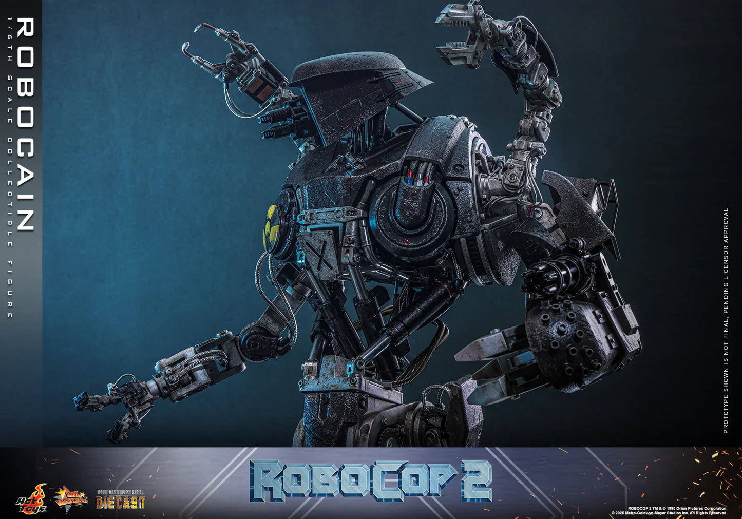 RoboCop Hot Toys RoboCain RoboCop 2 (Special Edition) MMS828D75B Licensed Action Figure