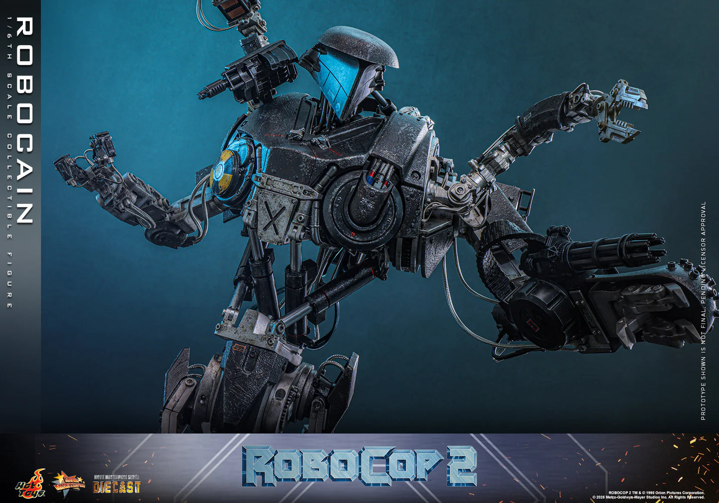 RoboCop Hot Toys RoboCain RoboCop 2 (Special Edition) MMS828D75B Licensed Action Figure
