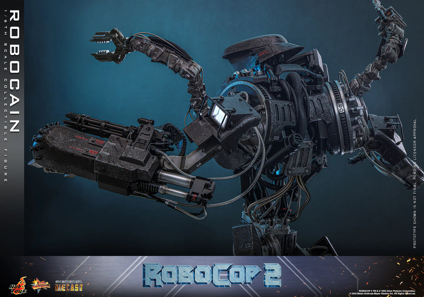 RoboCop Hot Toys RoboCain RoboCop 2 (Special Edition) MMS828D75B Licensed Action Figure