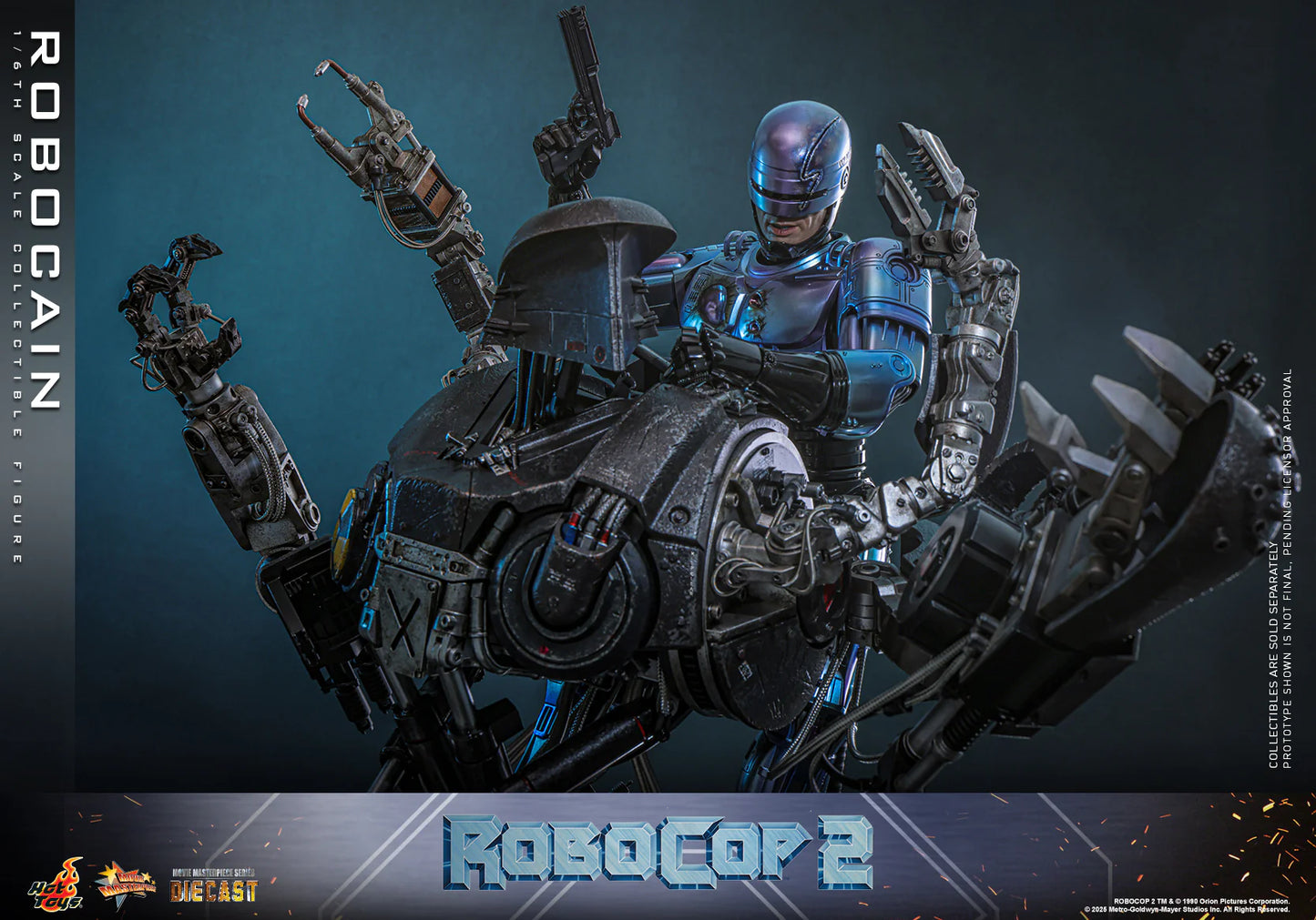 RoboCop Hot Toys RoboCain RoboCop 2 (Special Edition) MMS828D75B Licensed Action Figure