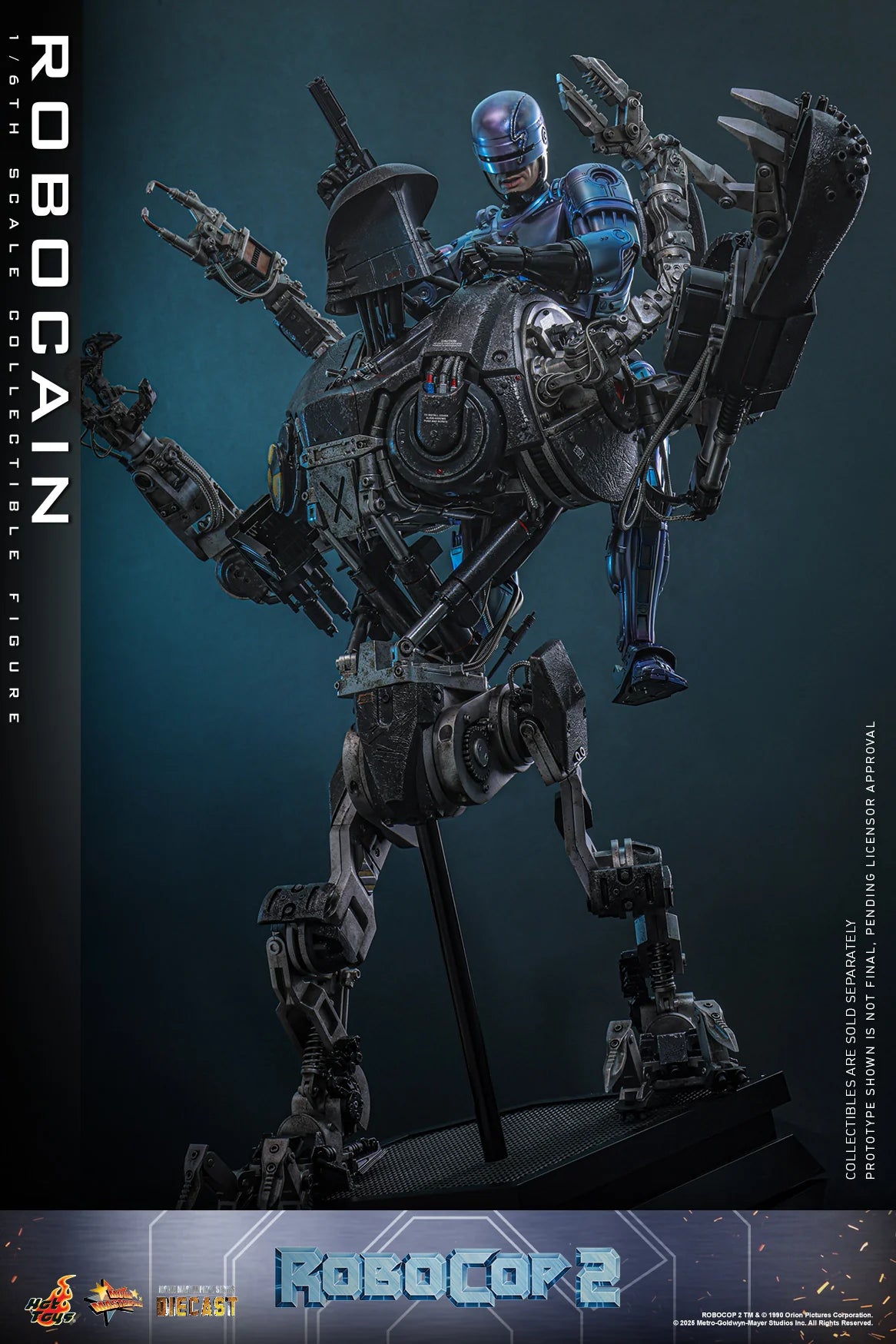 RoboCop Hot Toys RoboCain RoboCop 2 (Special Edition) MMS828D75B Licensed Action Figure