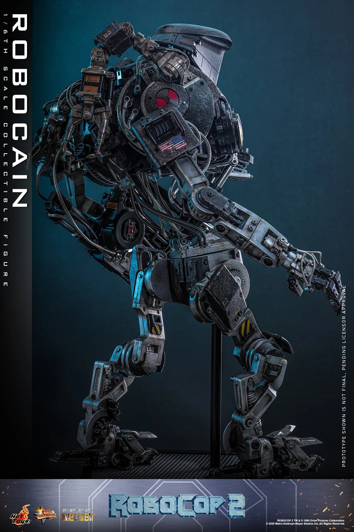 RoboCop Hot Toys RoboCain RoboCop 2 (Special Edition) MMS828D75B Licensed Action Figure
