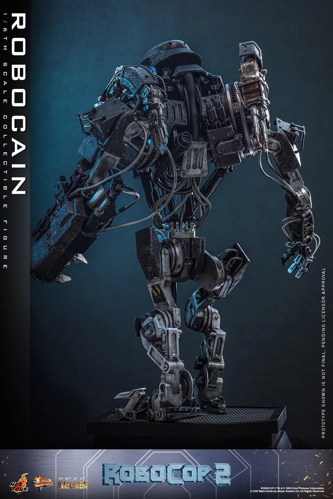 RoboCop Hot Toys RoboCain RoboCop 2 (Special Edition) MMS828D75B Licensed Action Figure