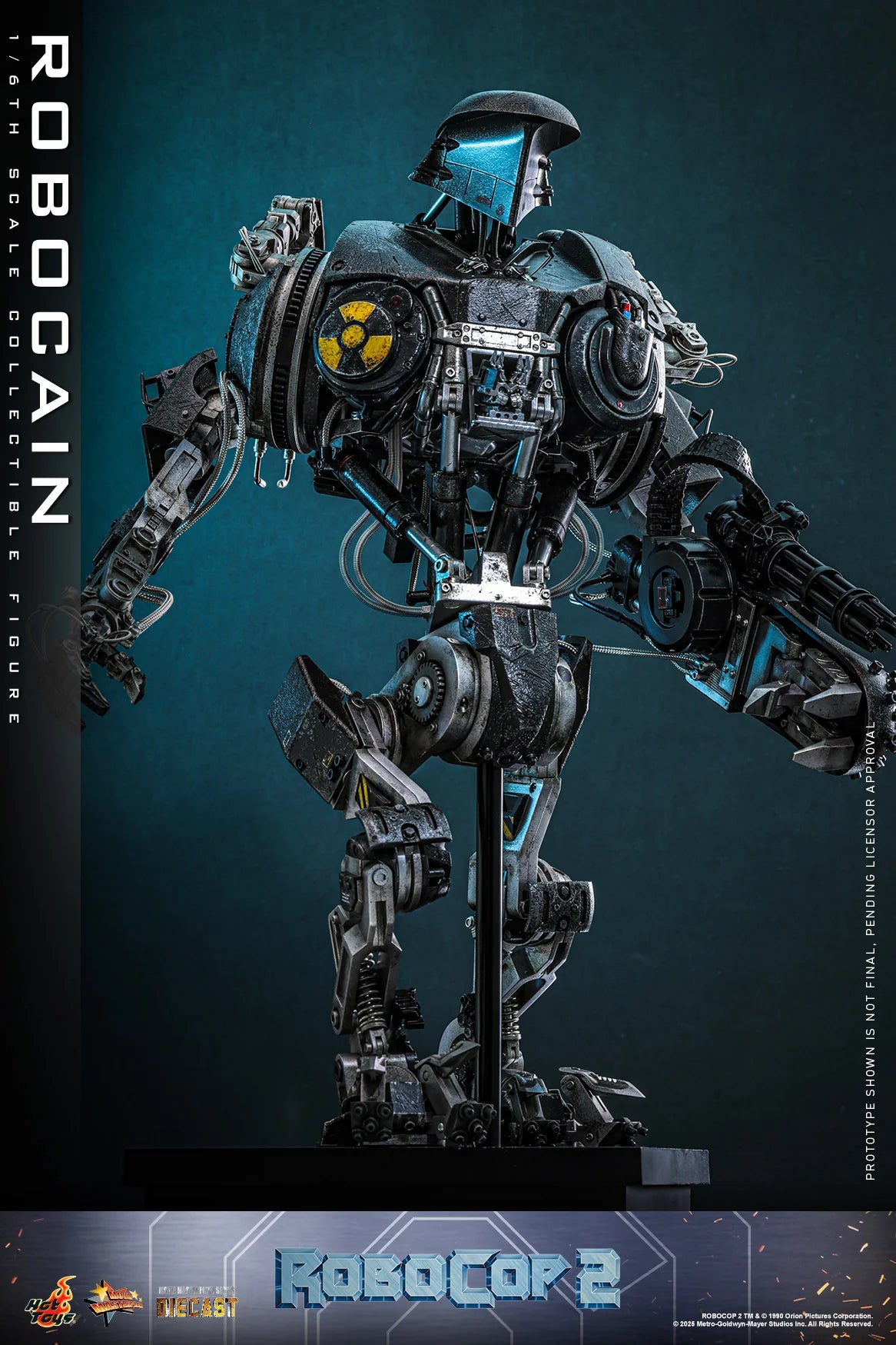RoboCop Hot Toys RoboCain RoboCop 2 (Special Edition) MMS828D75B Licensed Action Figure