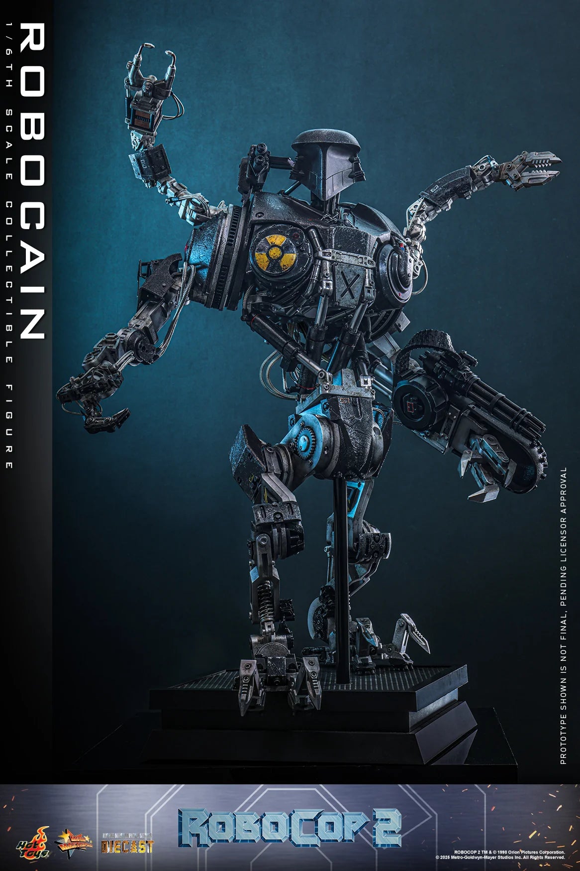 RoboCop Hot Toys RoboCain RoboCop 2 (Special Edition) MMS828D75B Licensed Action Figure