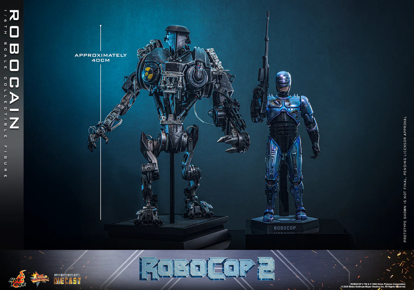 RoboCop Hot Toys RoboCain RoboCop 2 (Special Edition) MMS828D75B Licensed Action Figure