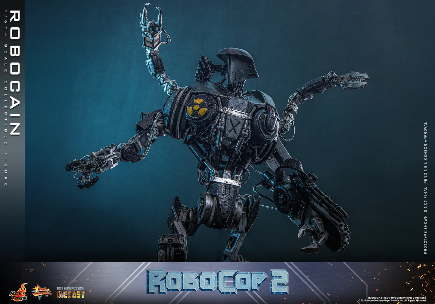 RoboCop Hot Toys RoboCain RoboCop 2 (Special Edition) MMS828D75B Licensed Action Figure
