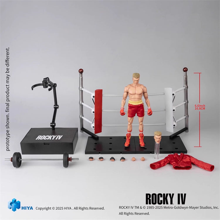 Rocky Hiya Toys Ultimate Premium Series Rocky IV Ivan Drago ESR0227 1/12 Licensed Action Figure