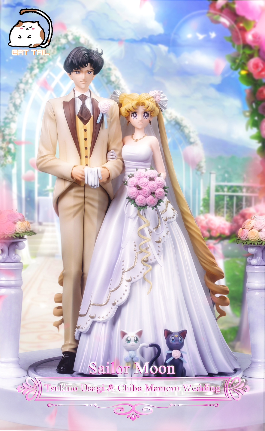 Sailor Moon CAT TAIL Studio Tsukino Usagi & Mamoru Chiba's Wedding