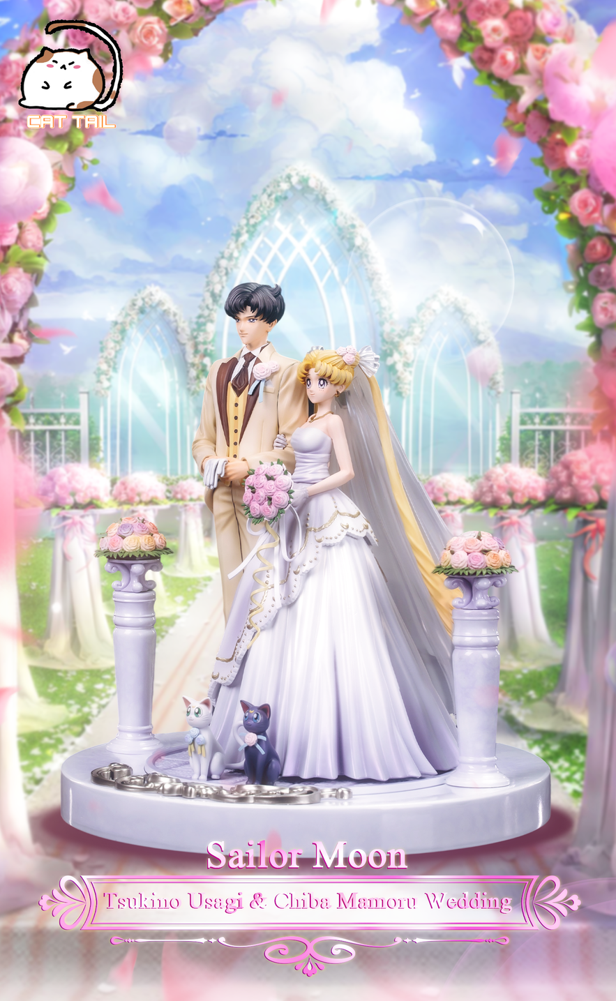 Sailor Moon CAT TAIL Studio Tsukino Usagi & Mamoru Chiba's Wedding
