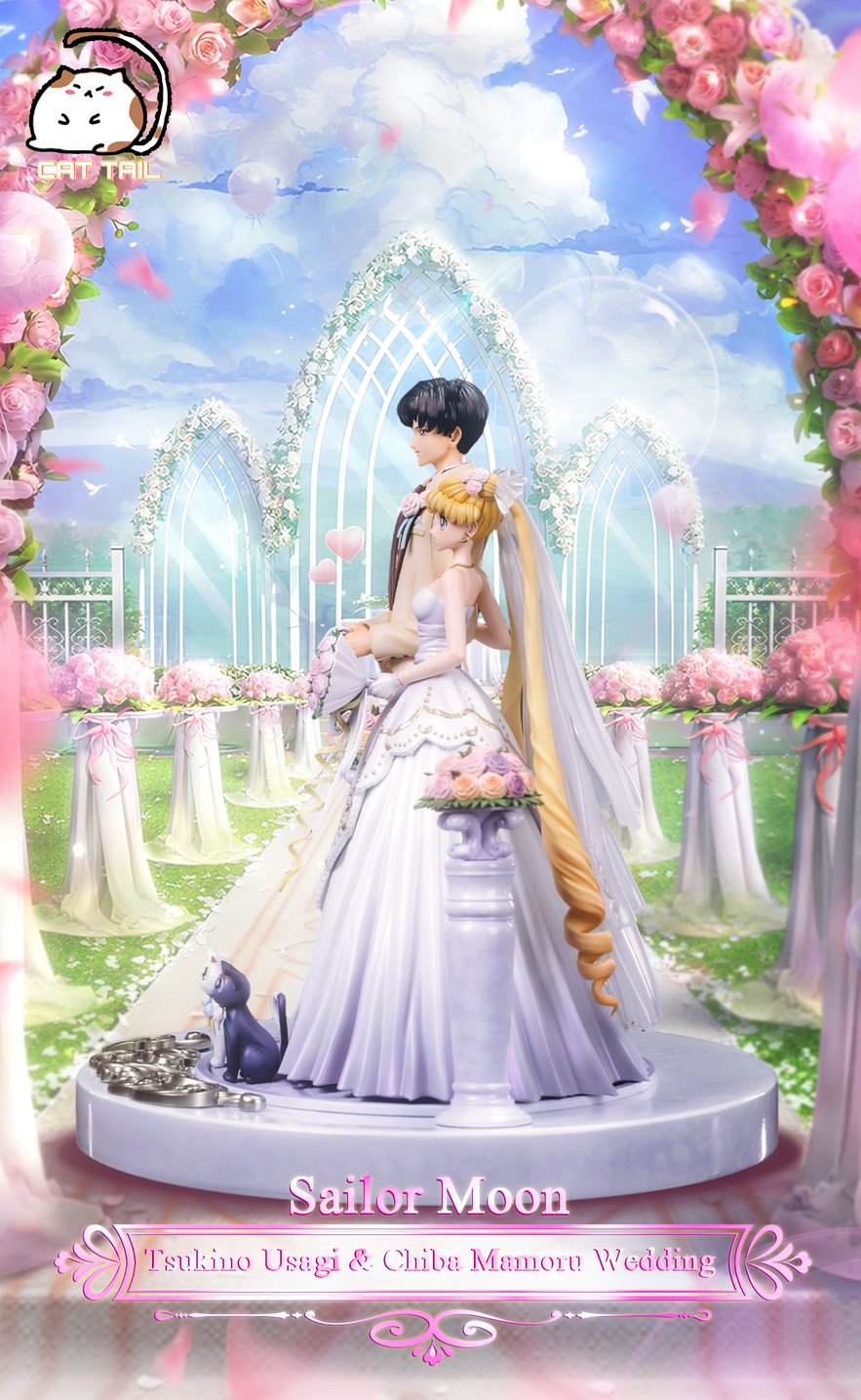 Sailor Moon CAT TAIL Studio Tsukino Usagi & Mamoru Chiba's Wedding
