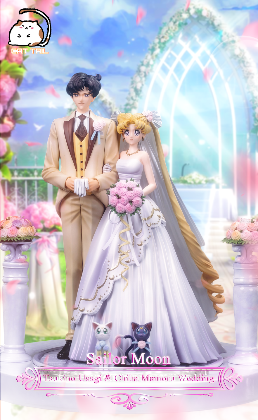 Sailor Moon CAT TAIL Studio Tsukino Usagi & Mamoru Chiba's Wedding