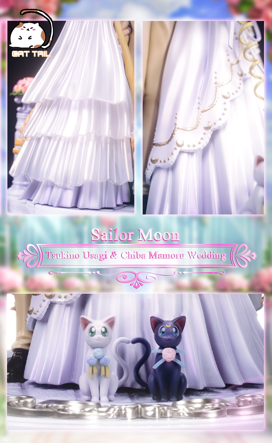 Sailor Moon CAT TAIL Studio Tsukino Usagi & Mamoru Chiba's Wedding