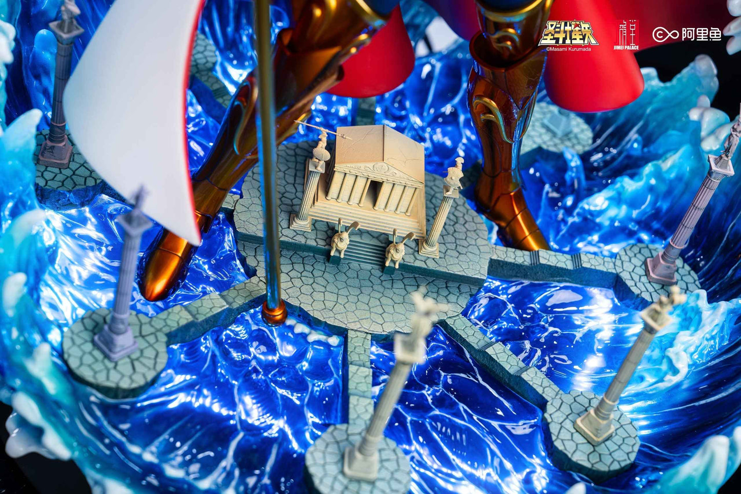 Saint Seiya Jimei Palace God of the Seas Poseidon Licensed Resin Statue