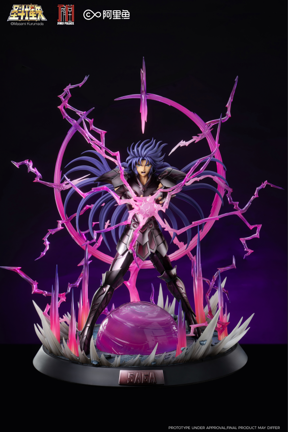Saint Seiya Jimei Palace Gemini Saga Surplice Version Licensed 1/6 Resin Statue