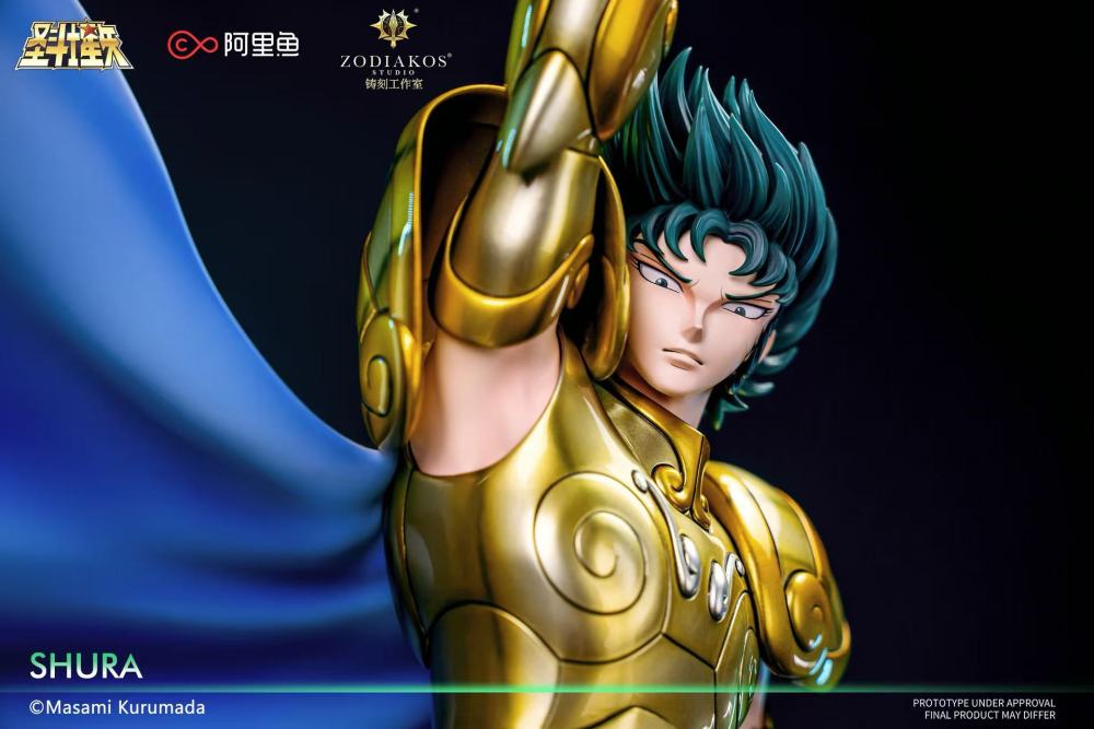 Saint Seiya Zodiakos Studio Shura Capricorn Licensed Resin Statue