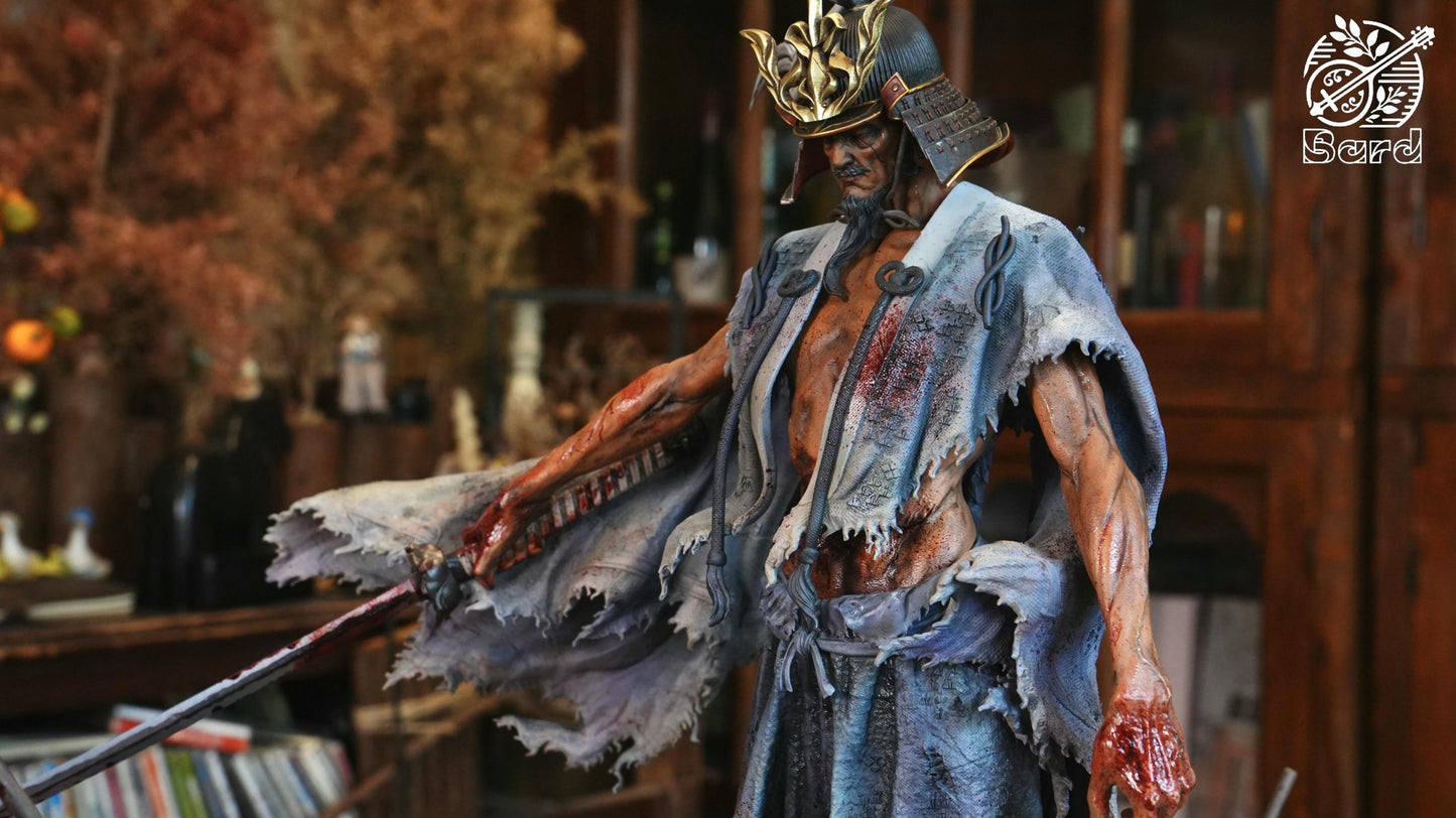 Sekiro Bard Studio Sword Saint Ashina Isshin Resin Statue