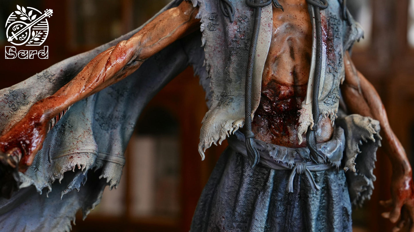 Sekiro Bard Studio Sword Saint Ashina Isshin Resin Statue