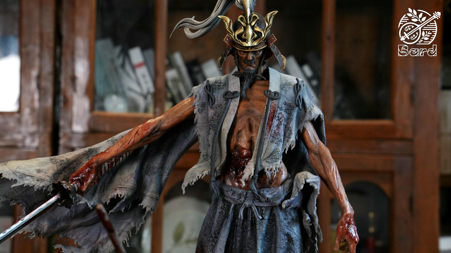 Sekiro Bard Studio Sword Saint Ashina Isshin Resin Statue