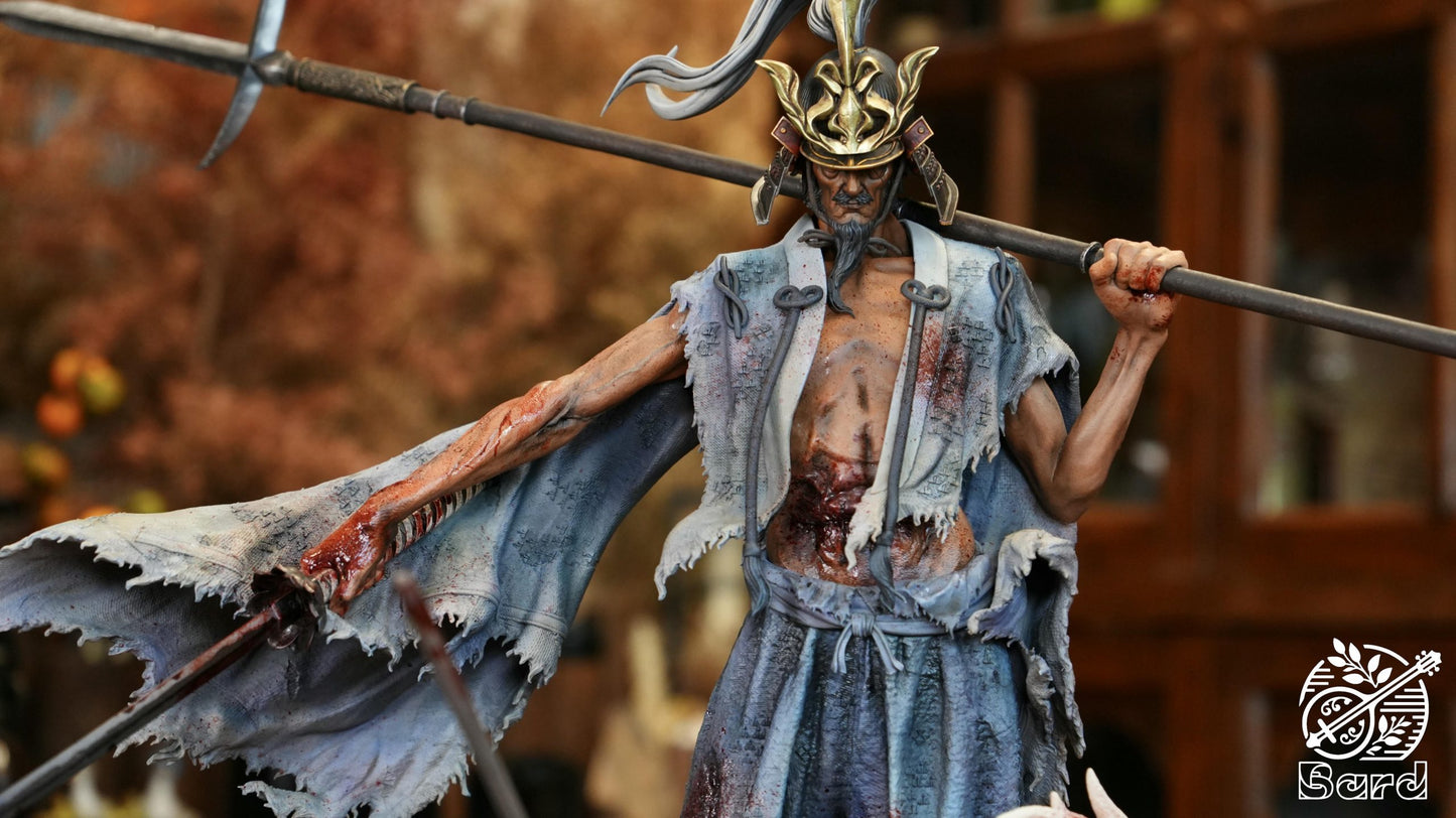 Sekiro Bard Studio Sword Saint Ashina Isshin Resin Statue