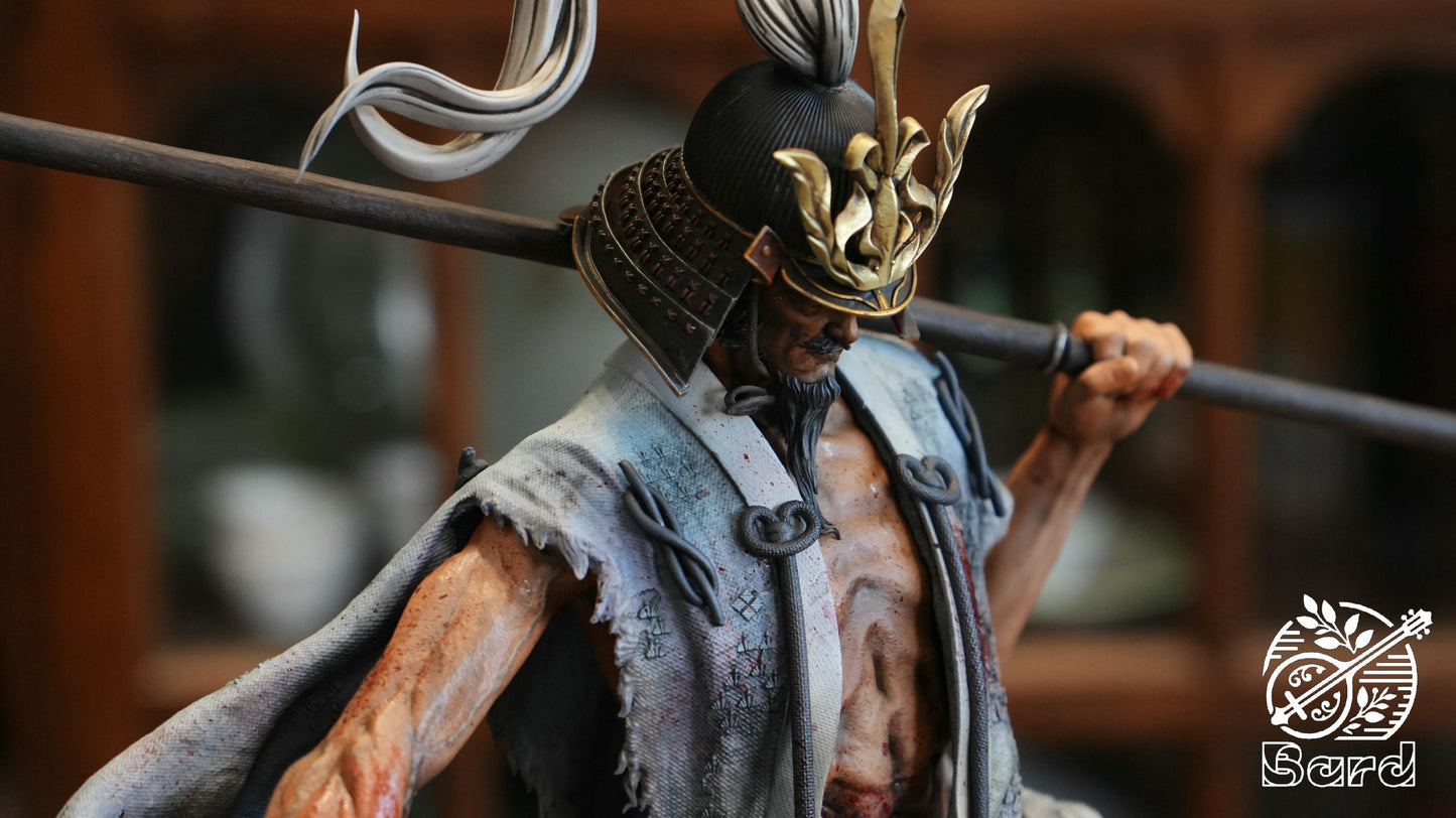 Sekiro Bard Studio Sword Saint Ashina Isshin Resin Statue