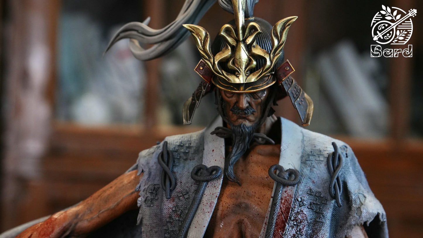 Sekiro Bard Studio Sword Saint Ashina Isshin Resin Statue