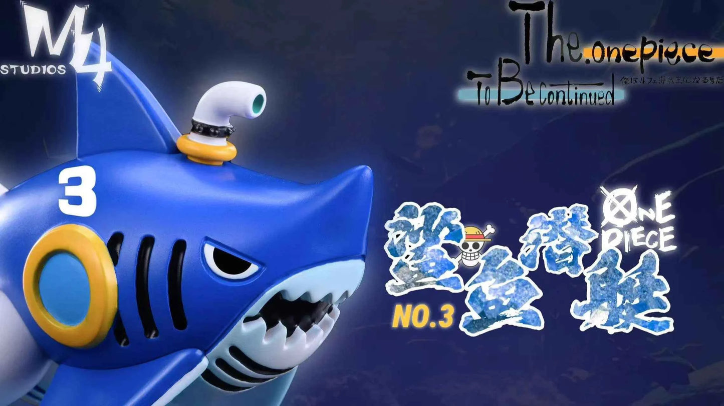 One Piece ~ M4 Studio ~ Shark Submerge III submarine ~ Resin Statue - Santoryu Resins Collectors
