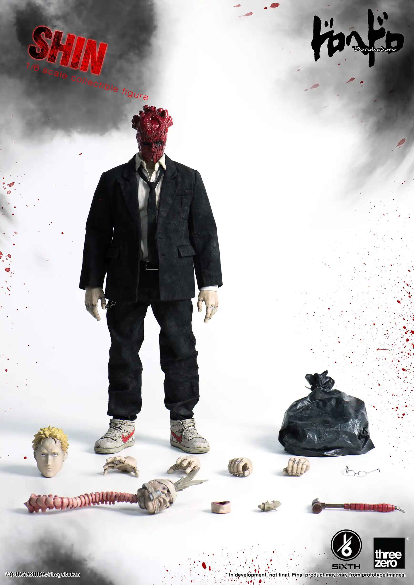 Dorohedoro ~ Threezero ~ Shin 3Z05610W0 ~ Licensed Action Figure - Santoryu Resins Collectors