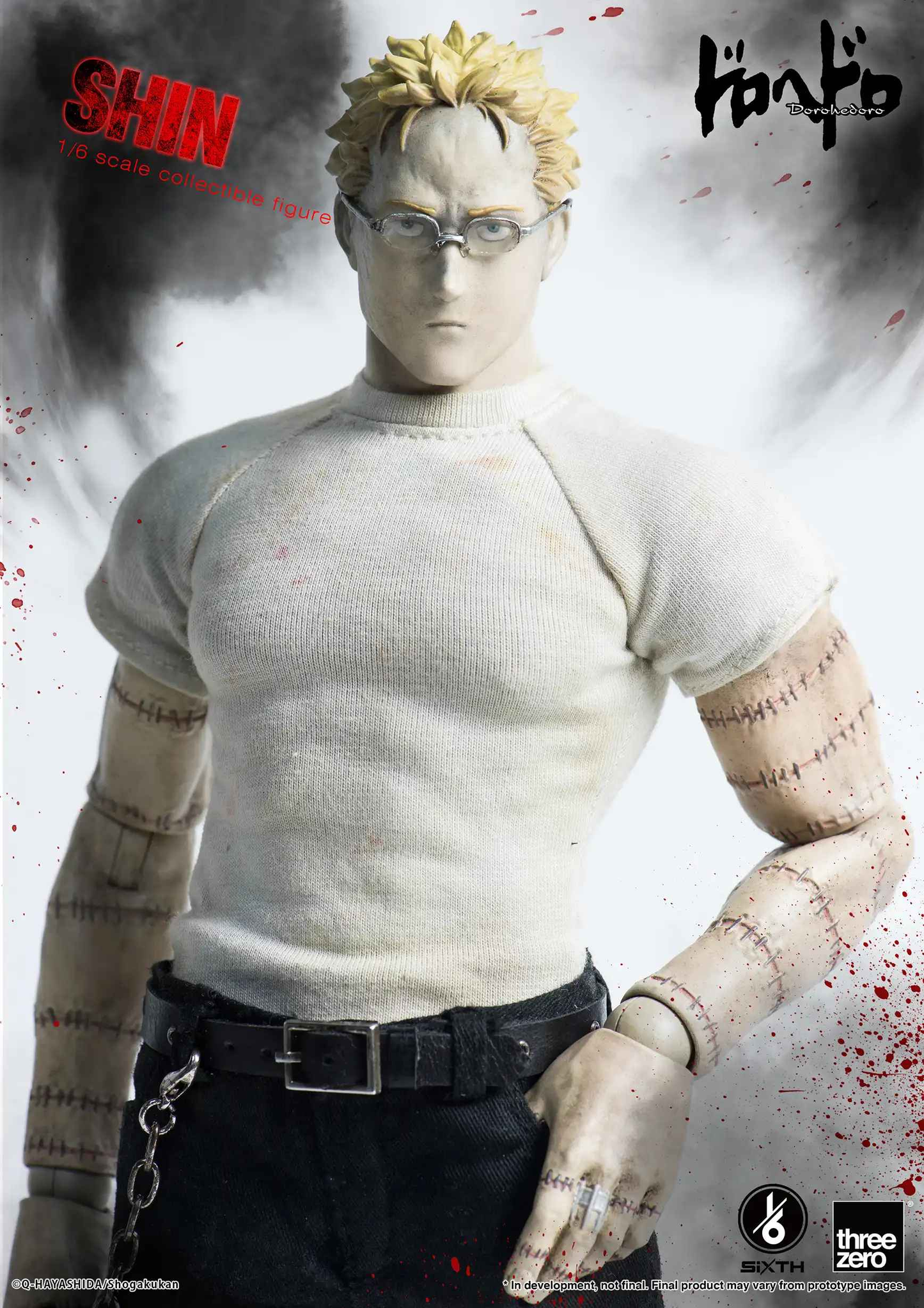 Dorohedoro ~ Threezero ~ Shin 3Z05610W0 ~ Licensed Action Figure - Santoryu Resins Collectors