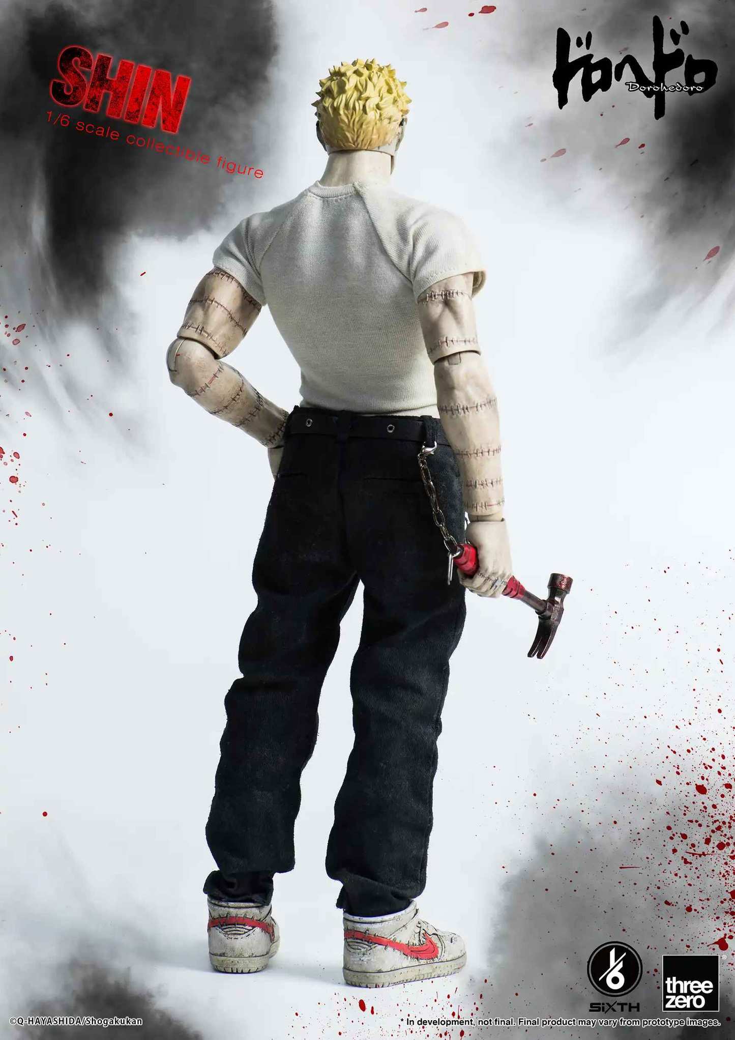 Dorohedoro ~ Threezero ~ Shin 3Z05610W0 ~ Licensed Action Figure - Santoryu Resins Collectors