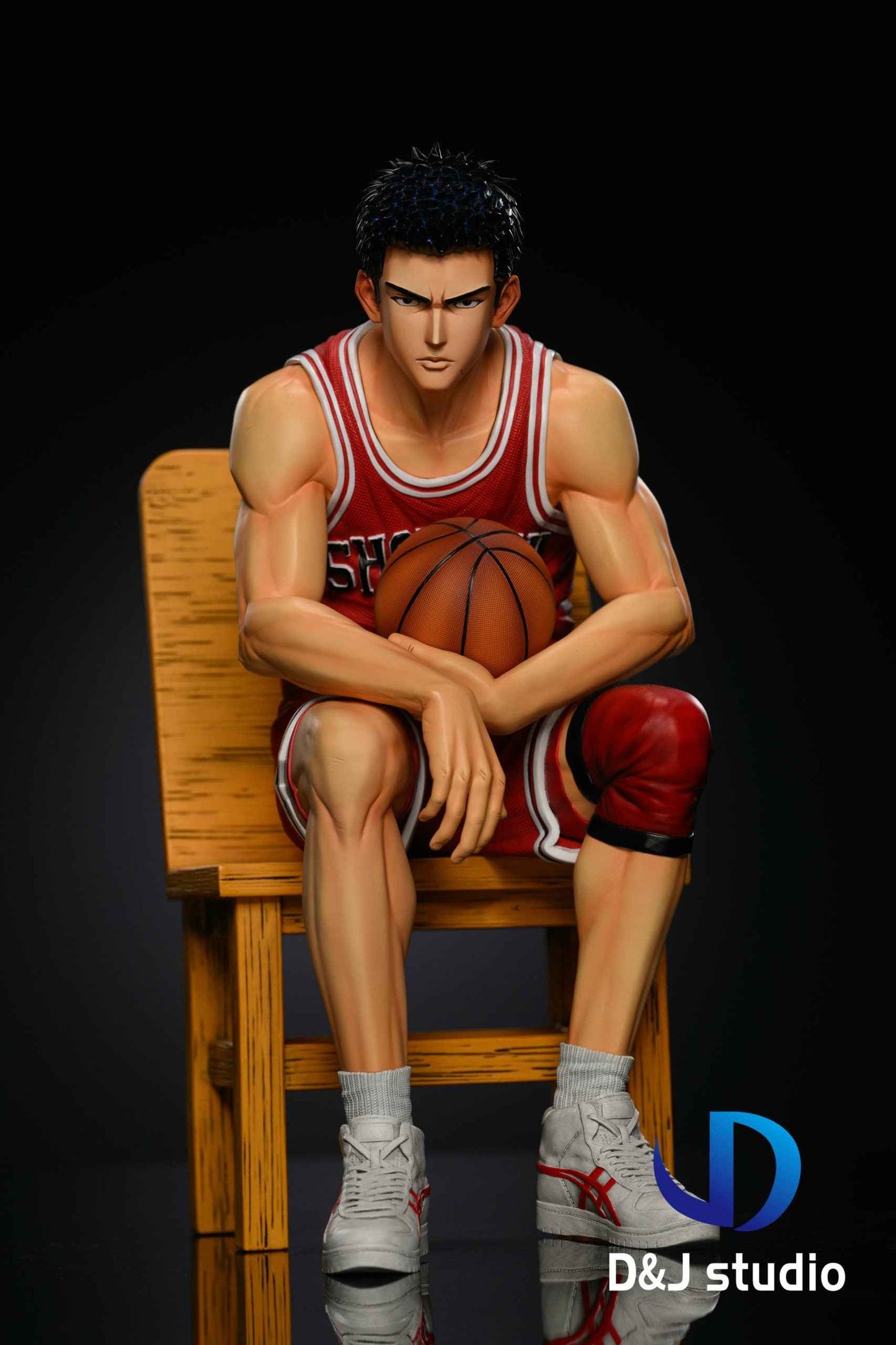 Slam Dunk D&J Studio Shohoku Team Hanamichi Sakuragi & Kaede Rukawa & Ryota Miyagi & Hisashi Mitsui & Akagi Takenori Resin Statue