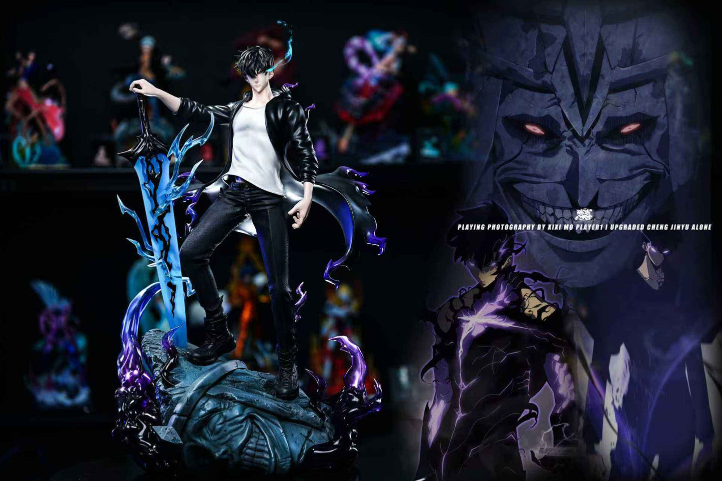 Solo Leveling Player 1 Studio Sung Jin Woo Resin Statue